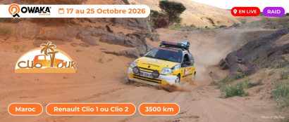 Clio Tour : suivez en direct les participants dans le désert sur Owaka Live !
