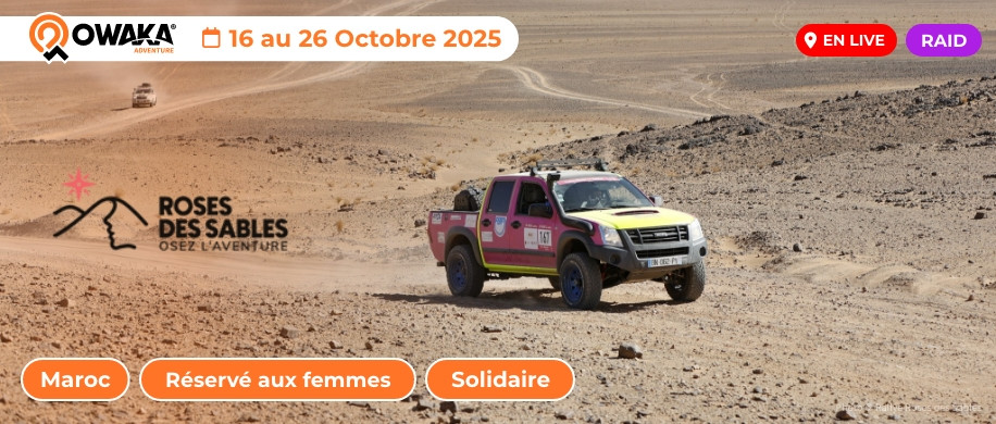 Suivez en direct le Rallye Roses des Sables 2025 sur Owaka Live !