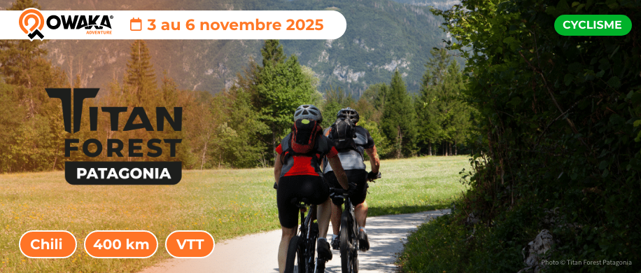 Top départ de la course VTT Titan Forest Patagonia ! Suivez les 400km en live sur Owaka !