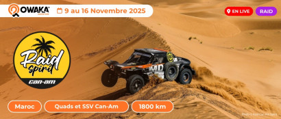 Le Raid Can-am Spirit : c'est maintenant en live sur Owaka !