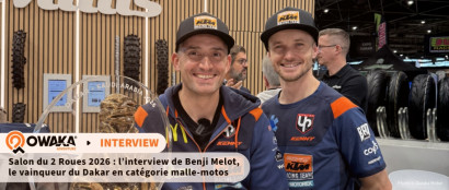 Interview de Benjamin Melot au Salon du 2 Roues de Lyon : le Dakar, un rêve réalisé ! ✅