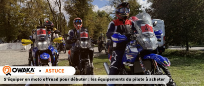 S'équiper en moto offroad pour débuter : les équipements du pilote à acheter