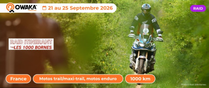 Raid 1000 Bornes : le raid moto à la navigation au roadbook en Aveyron